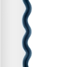 Emily Wand- oder Standspiegel mit wellenförmigem Design aus Samt 60x160 cm Modell