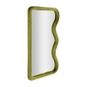 Wand- oder Standspiegel mit gewelltem Samtrahmen seitlich 60x90cm Tod Angebot