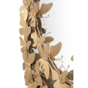 Wandspiegel oval goldfarben mit dekorativen Schmetterlingen Butterfly Wind Sales