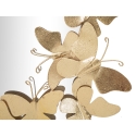 Wandspiegel oval goldfarben mit dekorativen Schmetterlingen Butterfly Wind Rabatte