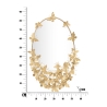 Wandspiegel oval goldfarben mit dekorativen Schmetterlingen Butterfly Wind Katalog