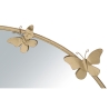Wandspiegel rund goldfarben mit dekorativen Schmetterlingen Butterfly M Sales