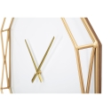 Metallene Wanduhr in goldener Achteckform Octagonal Rabatte