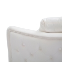 Glam 2-Sitzer Sofa aus Samt mit goldenen Füßen und zwei Kissen Bucarest-D 