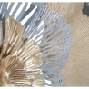 3D Metall Wanddekoration mit Blumenmotiv Poxy Sales