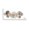 3D Metall Wanddekoration mit Blumenmotiv Poxy Katalog