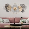 3D Metall Wanddekoration mit Blumenmotiv Poxy Verkauf