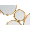 Wanddekoration mit goldenen runden Spiegeln Mirrors Rabatte