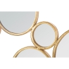 Wanddekoration mit goldenen runden Spiegeln Mirrors Rabatte