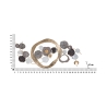 3D Minimalistische Wanddekoration aus Metall Indry Katalog