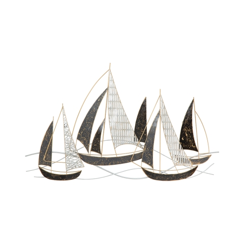 3D Wanddekoration aus Metall im maritimen Stil Veliero Aktion