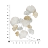 3D-Metall-Wanddekoration mit Ginkgo-Blättern Silvy Katalog