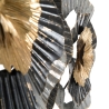 3D-Wanddekoration aus mehrfarbigem Metall mit Blumenmotiv Otos Angebot