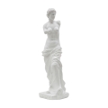 Dekorative klassische Tischstatue aus weißem Polyresin H49cm Griechenland-Stil Aktion