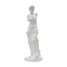 Dekorative klassische Tischstatue aus weißem Polyresin H49cm Griechenland-Stil Aktion