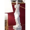Dekorative klassische Tischstatue aus weißem Polyresin H49cm Griechenland-Stil Verkauf