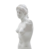 Dekorative klassische Tischstatue aus weißem Polyresin H49cm Griechenland-Stil Angebot