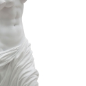 Dekorative klassische Tischstatue aus weißem Polyresin H49cm Griechenland-Stil Rabatte