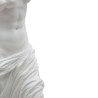 Dekorative klassische Tischstatue aus weißem Polyresin H49cm Griechenland-Stil Rabatte