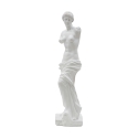 Dekorative klassische Tischstatue aus weißem Polyresin H49cm Griechenland-Stil Katalog