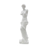 Dekorative klassische Tischstatue aus weißem Polyresin H49cm Griechenland-Stil Katalog