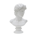 Klassische dekorative Halbfigur-Skulptur aus Polyresin, 34 cm, Man Aktion