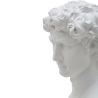 Klassische dekorative Halbfigur-Skulptur aus Polyresin, 34 cm, Man Rabatte