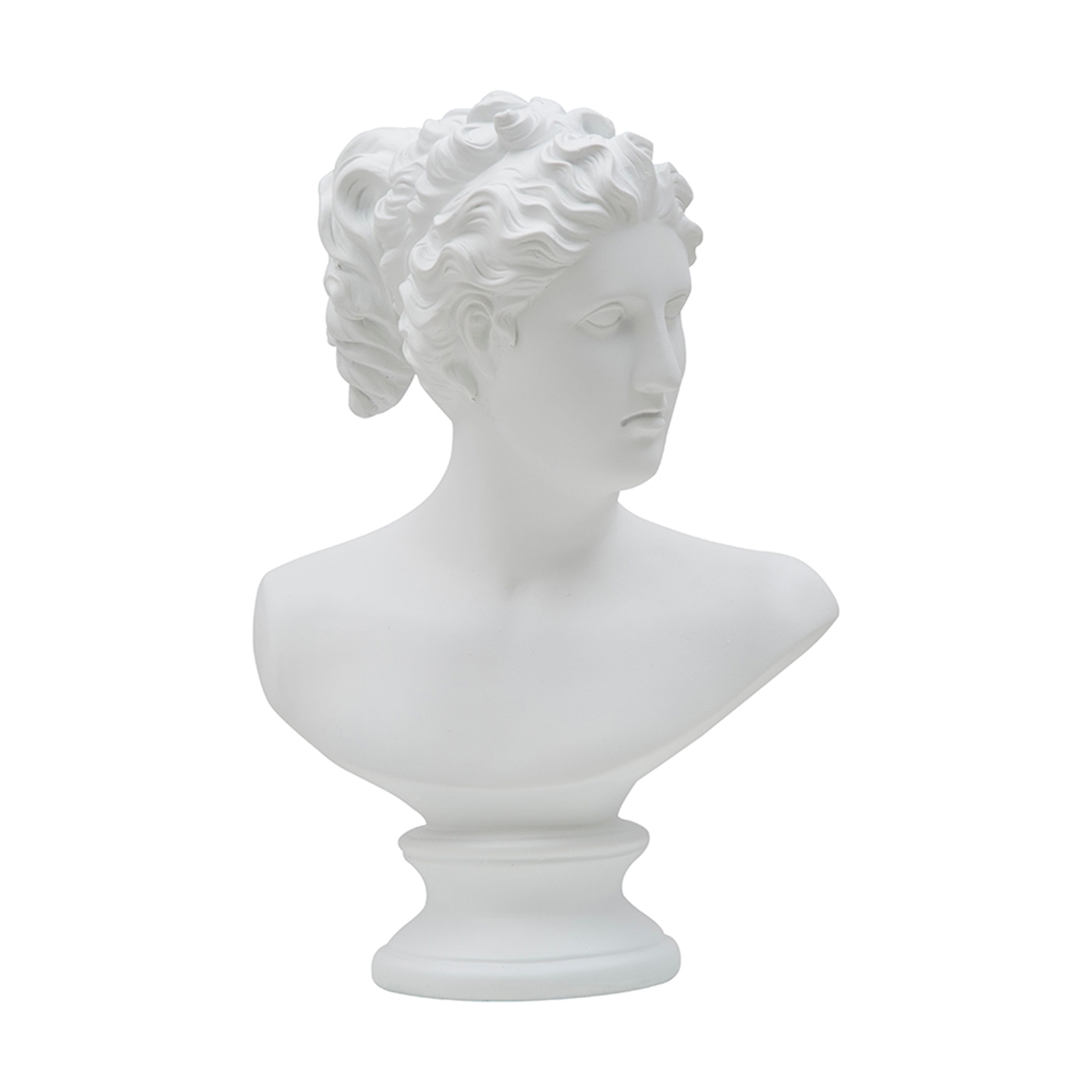 Klassische dekorative Büste aus Polyresin H34cm Woman Aktion Klassische dekorative Büste aus Polyresin H34cm Woman Aktion