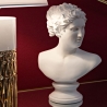 Klassische dekorative Büste aus Polyresin H34cm Woman Verkauf