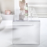 Wohnzimmertisch aus klarem Plexiglas modern 40x81x36cm Milvio Sales
