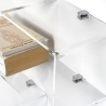 Ablage aus durchsichtigem Plexiglas modernes Design VA-ET-VIENT 2 Lagerbestand
