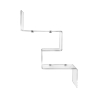 Ablage aus durchsichtigem Plexiglas modernes Design VA-ET-VIENT 2 Modell