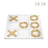 Tris Spiel aus durchsichtigem Plexiglas Gold Silber Fila 3 Aktion