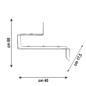 Ablage aus durchsichtigem Plexiglas modernes Design VA-ET-VIENT 1 Eigenschaften