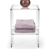 Wohnzimmertisch aus transparentem Plexiglas 29x32x45cm Design Contigo Angebot