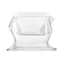 Wohnzimmertisch aus Plexiglas niedrig quadratisch Design Drappeggi Sales
