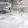 Wohnzimmertisch aus Plexiglas niedrig quadratisch Design Drappeggi Katalog
