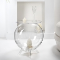 Wohnzimmertisch aus durchsichtigem Plexiglas Behälter kugelförmig Boollino Verkauf