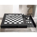 Schachbrett und Damespiel aus klarem Plexiglas modernes Design Magnus Angebot