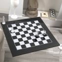Dame Brettspiel aus transparentem Plexiglas Design Kasparov Verkauf