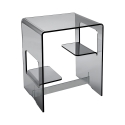 Wohnzimmertisch aus klarem Plexiglas Nachttisch Enan Katalog