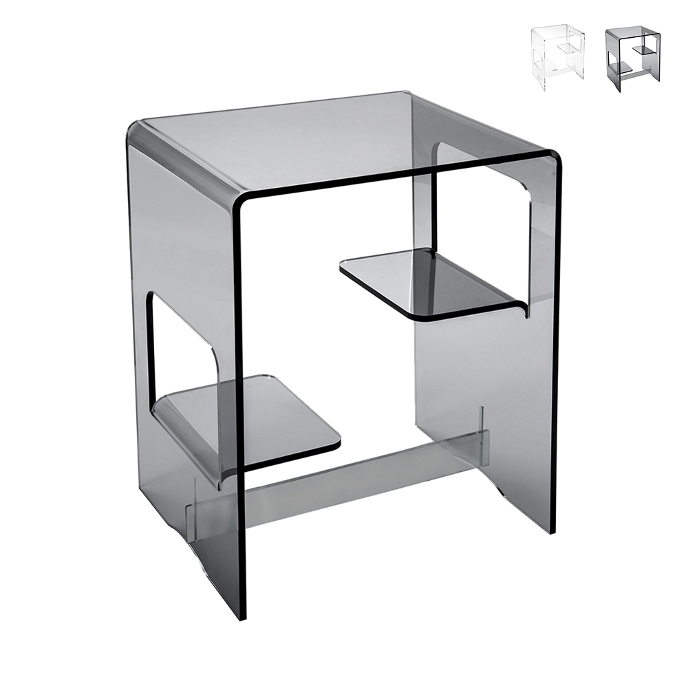 Wohnzimmertisch aus klarem Plexiglas Nachttisch Enan Aktion