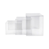 Wohnzimmertisch 3er-Set aus klarem Plexiglas Trix Maße