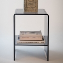 Nachttisch aus klarem Plexiglas Accanto Katalog
