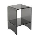 Nachttisch aus klarem Plexiglas Accanto Sales
