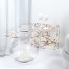 Brückentisch fürs Wohnzimmer aus klarem Plexiglas niedrig Boolla Verkauf