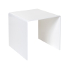 Beistelltisch modern aus klarem Plexiglas 40x40cm 80'S Small Angebot