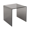 Wohnzimmertisch modern aus klarem Plexiglas 50x40x50cm 80'S Big Sales