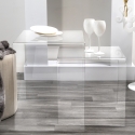 Wohnzimmertisch 2er Set modern aus klarem Plexiglas 80'S 