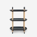 Servierwagen Küche Design mit Rädern 3 Ablagen Wala Plus Angebot
